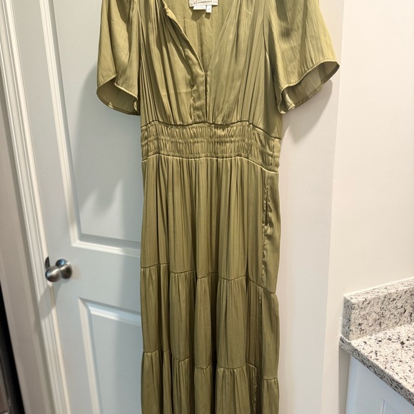 Anthropologie Sage Green Maxi Dress - Picture 6 of 8
